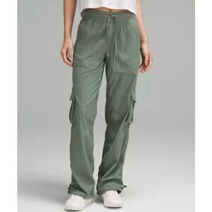 Lululemon Dance Studio Relaxed-Fit Mid-Rise Cargo Pants in Green